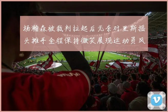 杨瀚森被裁判拉起后无奈对里斯摇头摊手全程保持微笑展现运动员风范